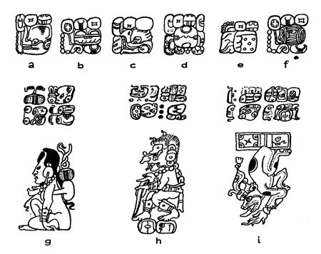 escritura maya sketch